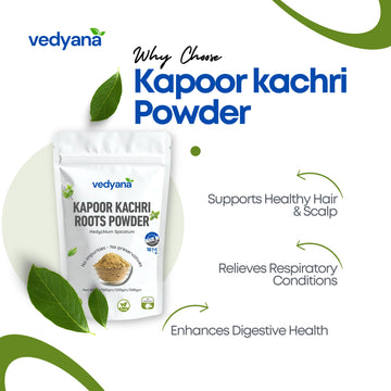 Vedyana Kapoor Kachri Roots (Hedychium spicatum) | Spiked Ginger Lily | Herbal Roots