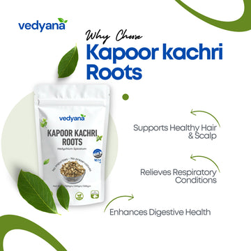 Vedyana Kapoor Kachri Powder (Hedychium spicatum) | Herbal Hair Care Powder
