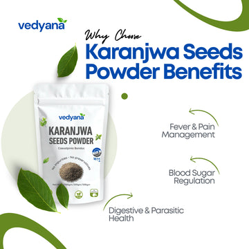 Vedyana Karanjwa Powder | Sagargota Seed Powder
