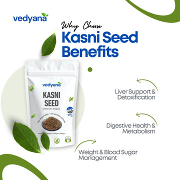 Vedyana Kasni Seeds (Cichorium intybus)
