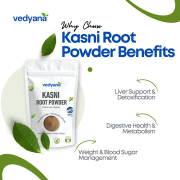 Vedyana Kasni Root Powder (Cichorium intybus)