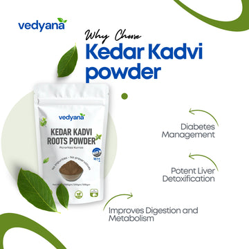 Vedyana Kutki Powder (Picrorhiza kurroa) | Kedar Kadvi | Katuki Churna