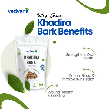 Vedyana Khadira Bark (Acacia catechu) | Khair Bark
