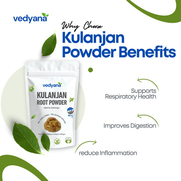 Vedyana Kulanjan Powder | Alpinia galanga | Greater Galangal