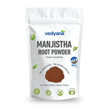 Vedyana Manjistha Powder (Rubia cordifolia) | Indian Madder Powder