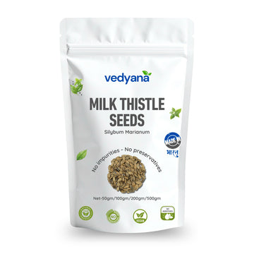 Vedyana Milk Thistle Seeds (Silybum marianum) | Mary Thistle | Herbal Seeds