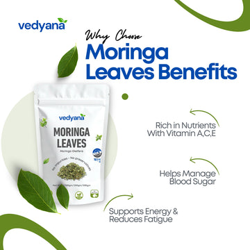 Vedyana Moringa Leaves (Moringa oleifera) | Drumstick Leaves