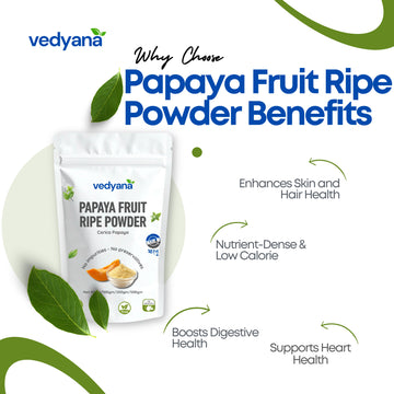 Vedyana Papaya Powder | Ripe Papaya Fruit Powder