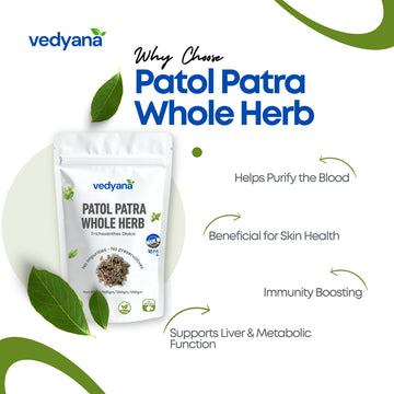 Vedyana Patol Patra (Trichosanthes dioica) | Patol Whole Herb
