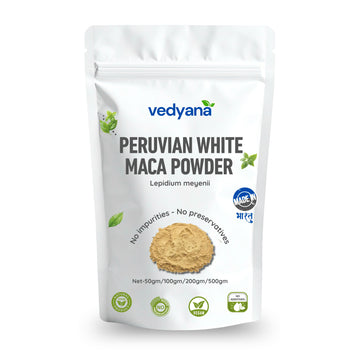 Vedyana White Maca Roots (Lepidium meyenii) | Peruvian Maca