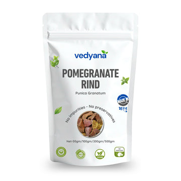 Vedyana Pomegranate Rind (Punica granatum) | Anar Chilka