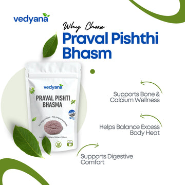 Vedyana Praval Pishthi Powder | Praval Bhasma