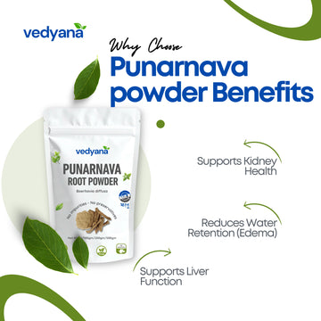 Vedyana Punarnava Powder (Boerhavia diffusa) | Ayurvedic Herb Powder