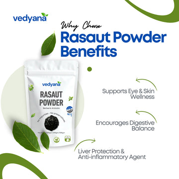 Vedyana Rasaut Powder (Berberis aristata) | Daruharidra Extract