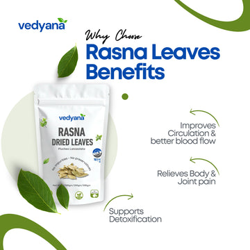 Vedyana Rasna Dried Leaves (Pluchea lanceolata) | Rasna Patra