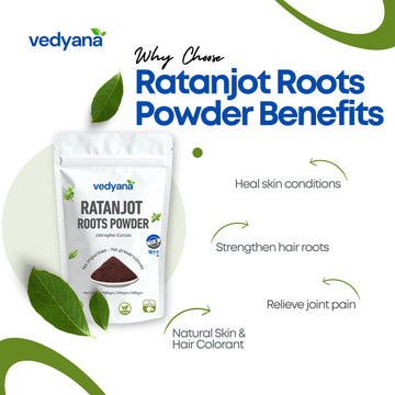 Vedyana Ratanjot Powder | Alkanet Root Powder