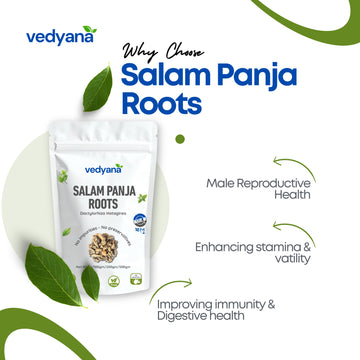 Vedyana Salam Panja Roots (Dactylorhiza hatagirea)