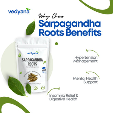 Vedyana Sarpagandha Roots | Rauvolfia serpentina