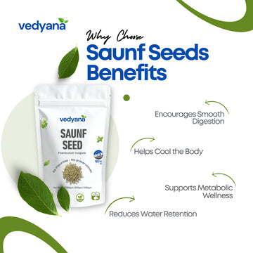 Vedyana Saunf (Fennel Seeds) | Foeniculum vulgare