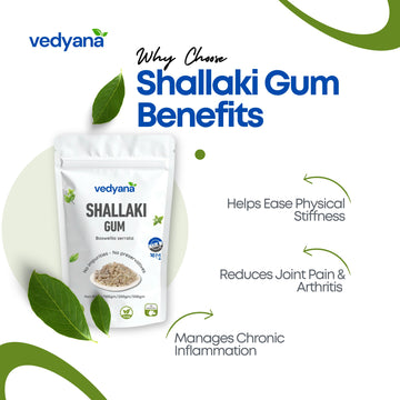 Vedyana Shallaki Resin (Boswellia serrata) | Salai Guggal | Indian Frankincense