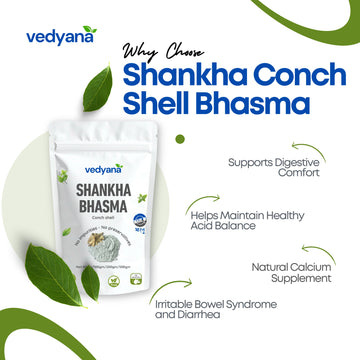 Vedyana Shankha Bhasma (Conch Shell Calx) | Shankh Bhasma