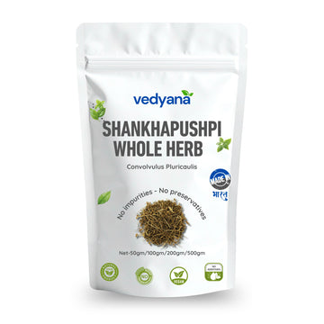 Vedyana Shankhapushpi Whole Herb | Convolvulus pluricaulis