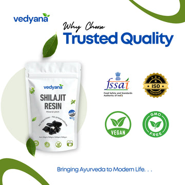 Vedyana Shilajit Resin (Purified Asphaltum) | Natural Shilajit