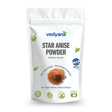 Vedyana Star Anise Powder (Illicium verum) | Chakra Phool Powder