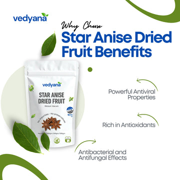 Vedyana Star Anise (Illicium verum) | Chakra Phool