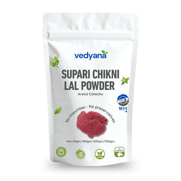 Vedyana Supari Chikni Lal Powder | Red Areca Powder