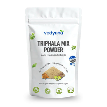 Vedyana Triphala Powder | Amla Haritaki Bibhitaki Blend