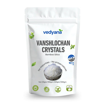 Vedyana Vanshlochan (Bamboo Manna) Crystals | Tabasheer | Bamboo Silica