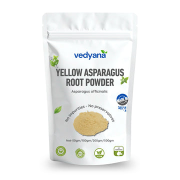 Vedyana Yellow Asparagus Root Powder (Asparagus officinalis)