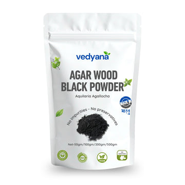 Vedyana Agarwood Powder (Aquilaria) | Oud Black Powder