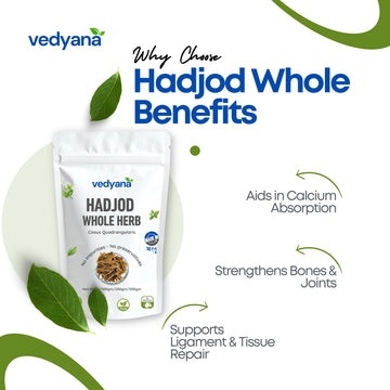 Vedyana Hadjod Whole Herb (Cissus quadrangularis)
