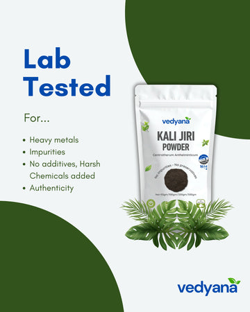 Vedyana Kali Jiri Powder (Centratherum anthelminticum) | Bitter Cumin | Kalijiri