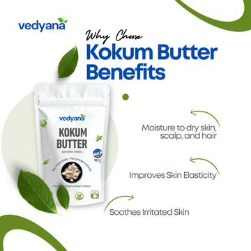 Vedyana Kokum Butter | Garcinia Indica Natural Body Butter