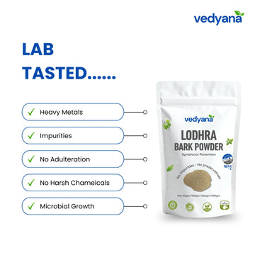 Vedyana Lodhra Powder (Symplocos racemosa) | Lodhra Churna