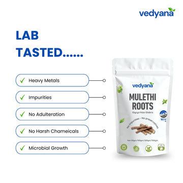 Vedyana Mulethi Roots (Glycyrrhiza glabra) | Licorice Root