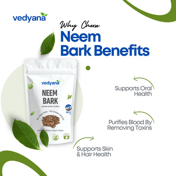 Vedyana Neem Bark (Azadirachta indica) | Neem Chaal