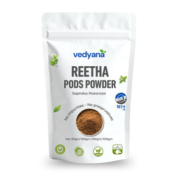 Vedyana Reetha Powder | Soapnut Powder | Sapindus mukorossi