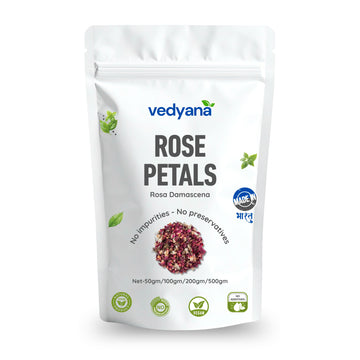 Vedyana Dried Rose Petals (Rosa spp.) | Gulab Patti